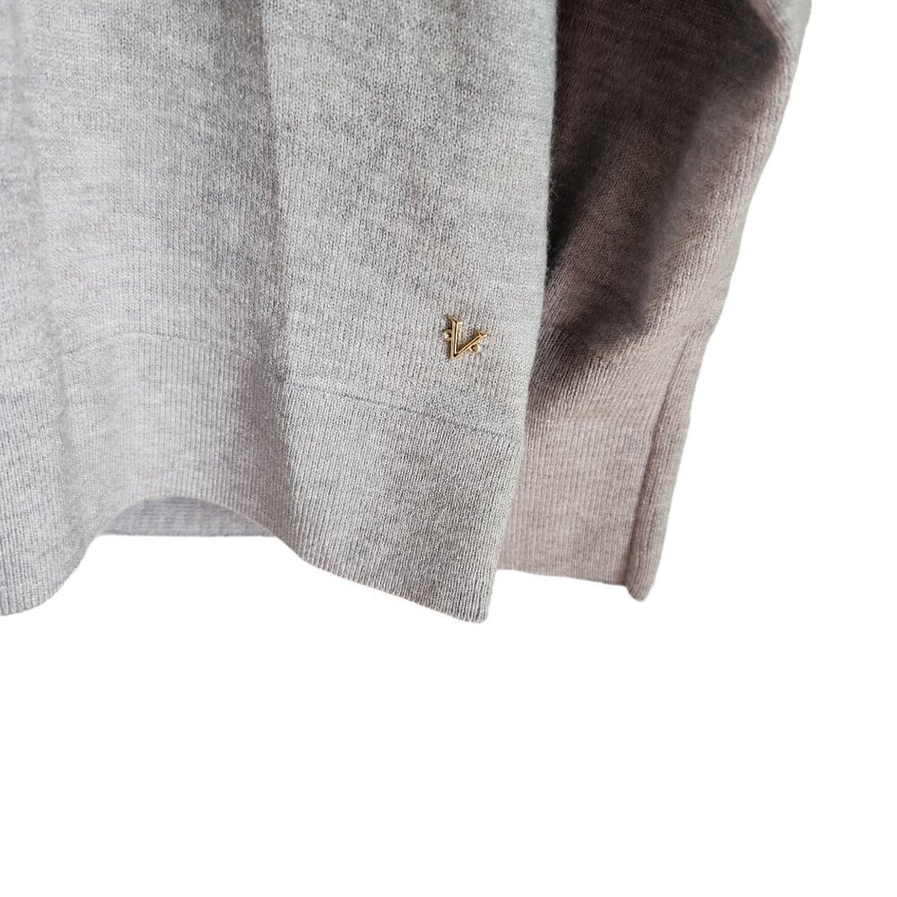 Victoria's Secret Sweater Medium Gray Grey Women's Twist Back Top Open Back - Picture 4 of 10